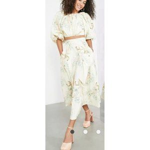 NWT Asos Midi "skirt in bloom" dress, sz4